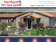 Tablet Screenshot of northwindpetcarecenter.com